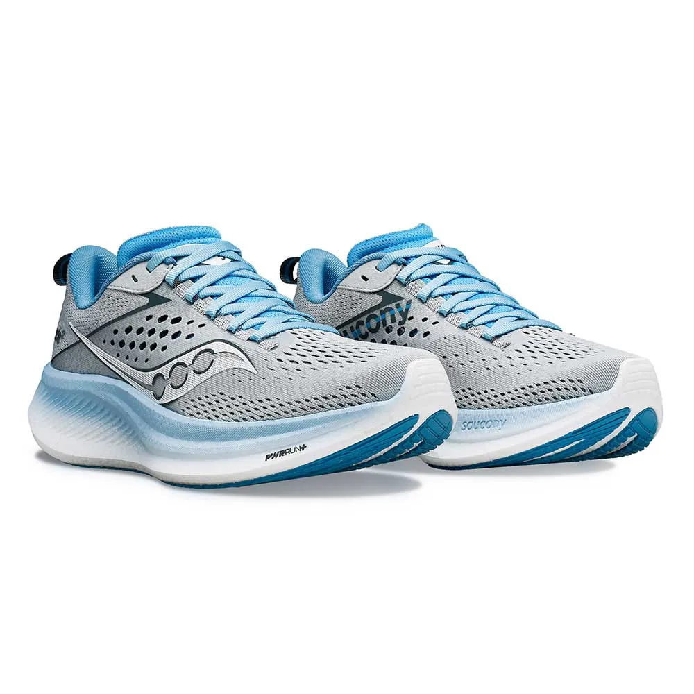 Women's Ride 17 Running Shoe - Cloud/Breeze - Regular (B) Easy on off