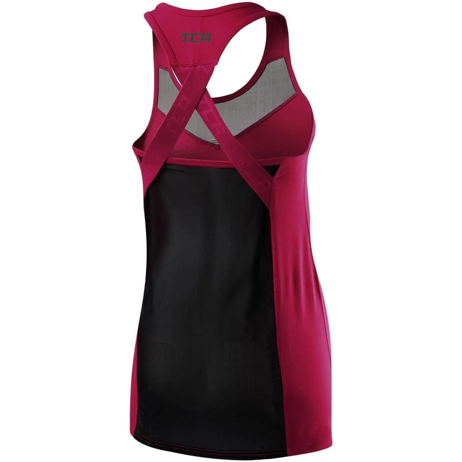 TCA MeshLuxe Womens Running Vest - Pink high altitude operation Stationary