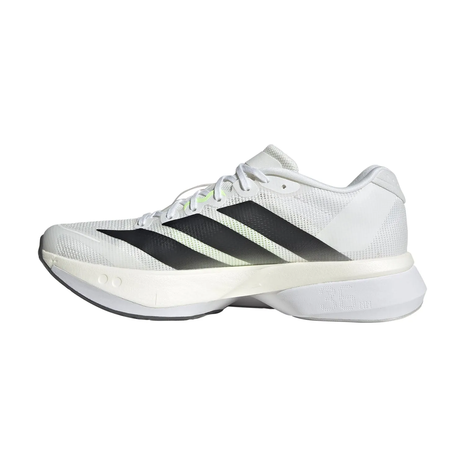 Shock absorption tech composite - sole - feature shoes Women's Adizero Boston 13 Running Shoes White / Core Black / Dash Grey