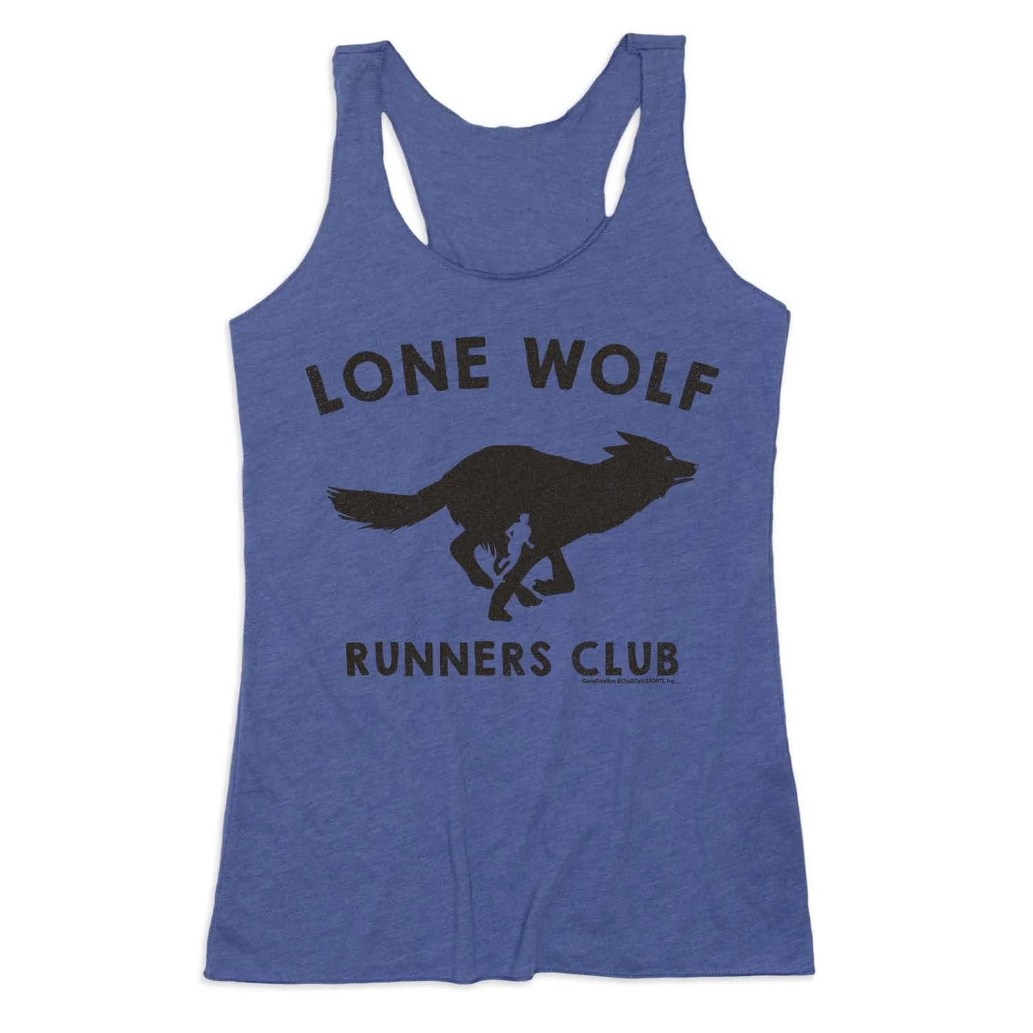 Reflective Trims Windproof Layer Women's Everyday Tank Top - Run Club Lone Wolf