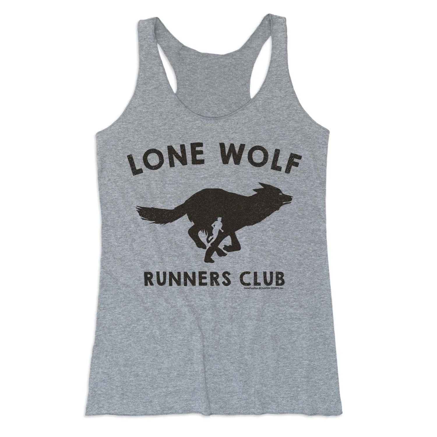 Performance - measured Women's Everyday Tank Top - Run Club Lone Wolf