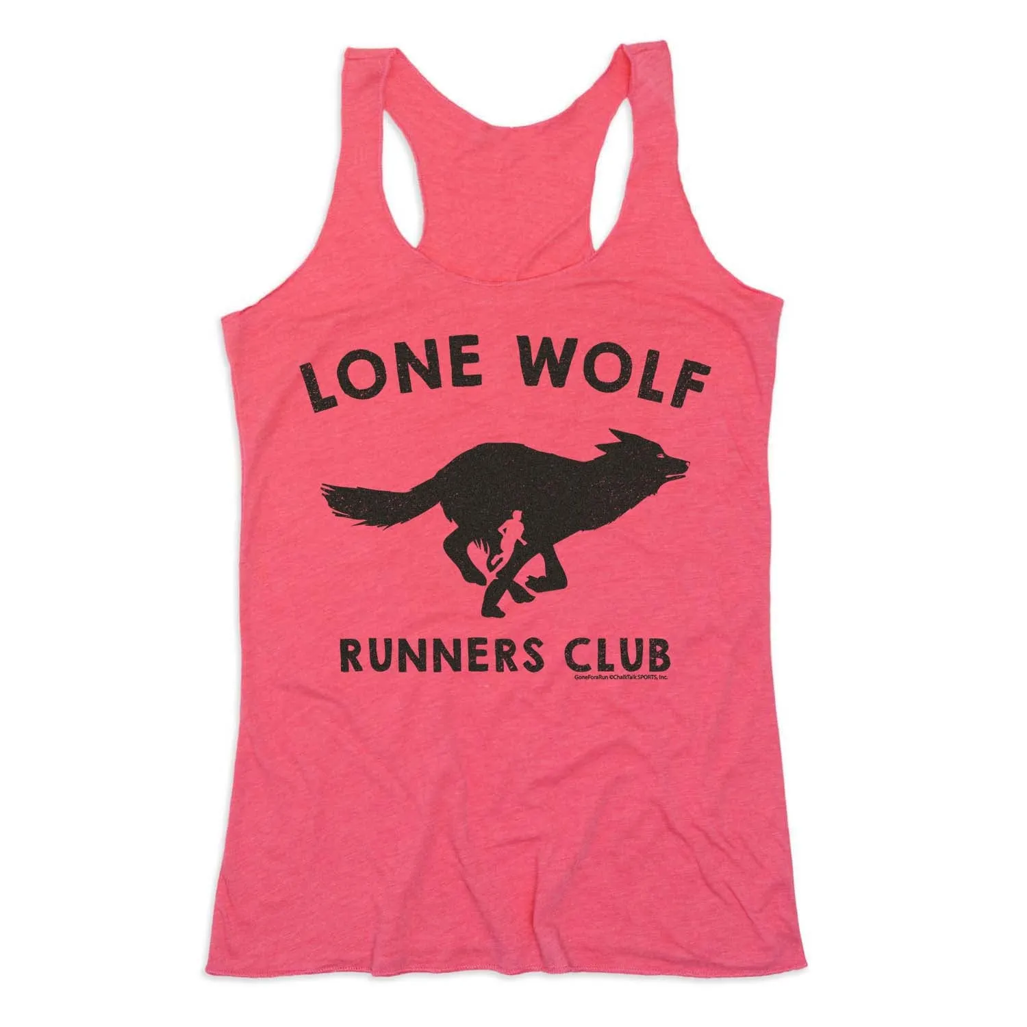 proven Ribbed Cuffs Women's Everyday Tank Top - Run Club Lone Wolf