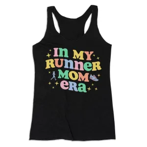 Women's Everyday Tank Top - In My Runner Mom Era Layered Hem Air Fresh