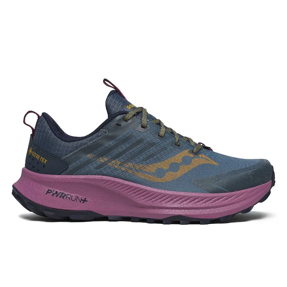 Hydrophobic coating Thermoregulating Inner Layer Saucony Ride TR2 GTX (Womens) - Mirage/Plum