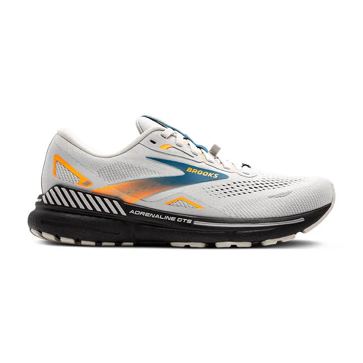 adaptable design shoes MEN'S ADRENALINE 23 GTX - D - 071 OYSTER MUSHROOM/ORANGE/BLUE