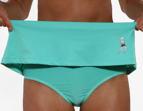 Luxury Feel Vibrant Flow Caribbean Ultra Swift Running Skirt