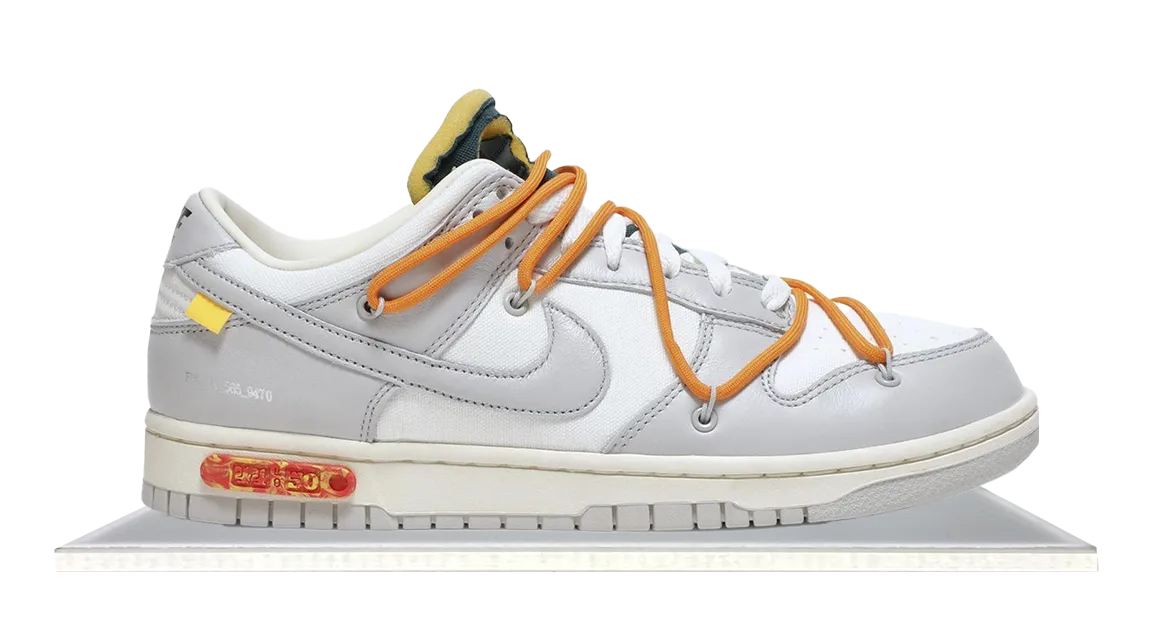 Dunk Low Off-White "The 50" Lot 44 Kick Back