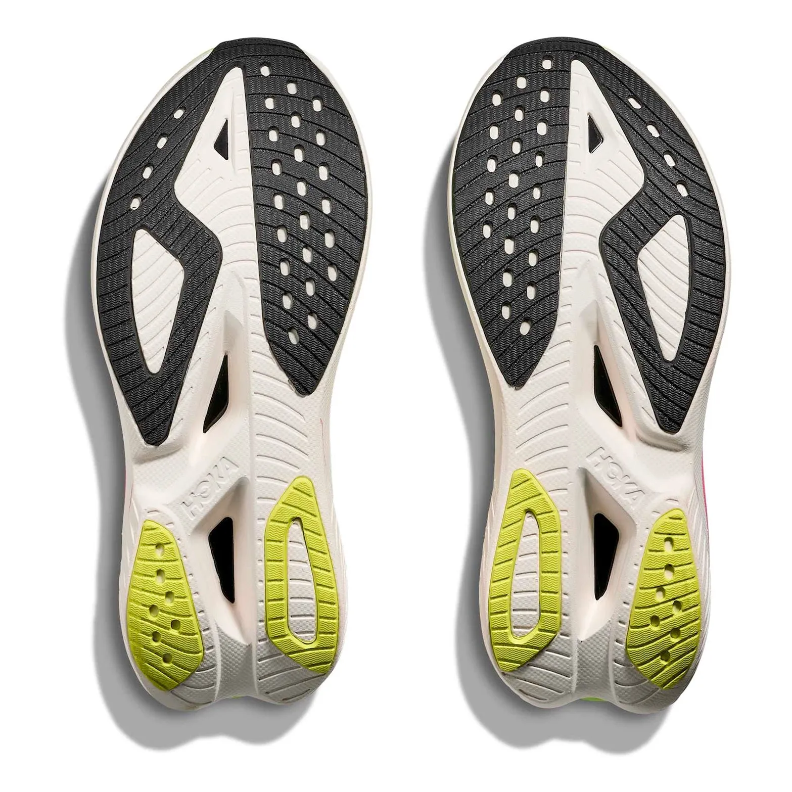 Women's Mach X 3 Running Shoes White / Neon Lime Heat Dissipating Insole Ultimate Comfort