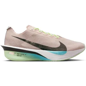 Women's Vaporfly 4 Running Shoes Silt Red / Black / Barely Volt / Pearl Pink thick - sole shoes