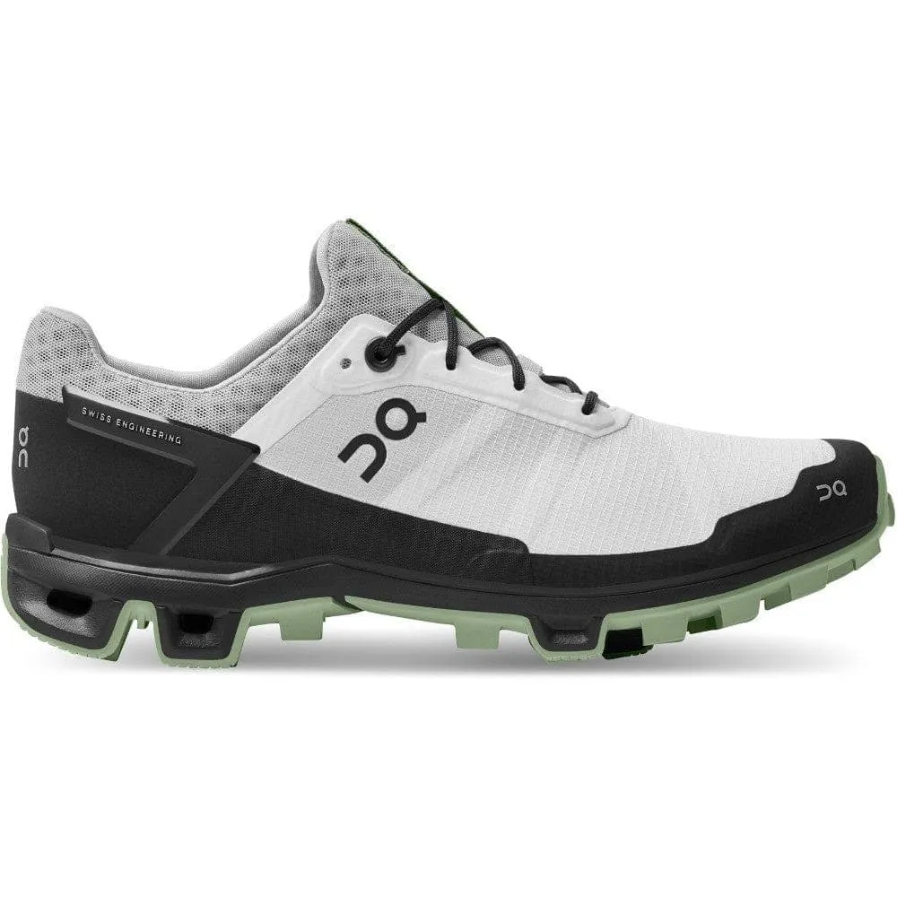 Reflective details all terrain sneakers On Running Cloudventure Peak (Women's) - White/Leaf