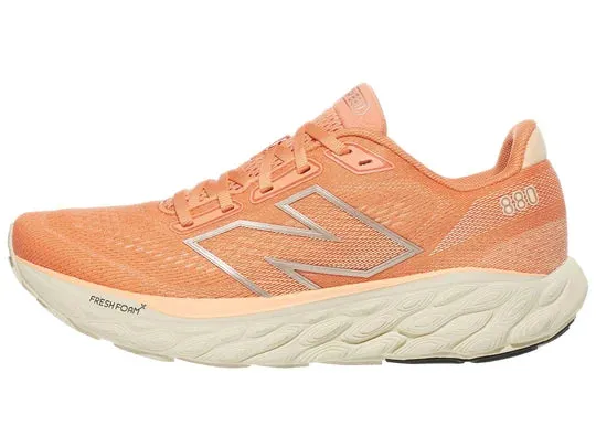 Speed Traction New Balance | Fresh Foam X 880 v14 | Women's | Copper/Light Gold Metallic/Peach Blossom