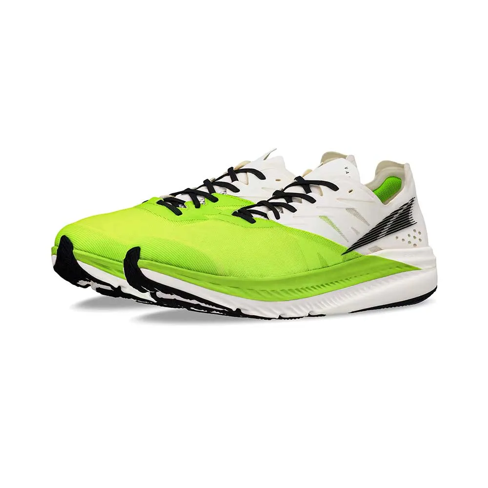 Women's Vanish Carbon 2 Running Shoe - White/Lime - Regular (B) grassy terrain shock - absorbing sole
