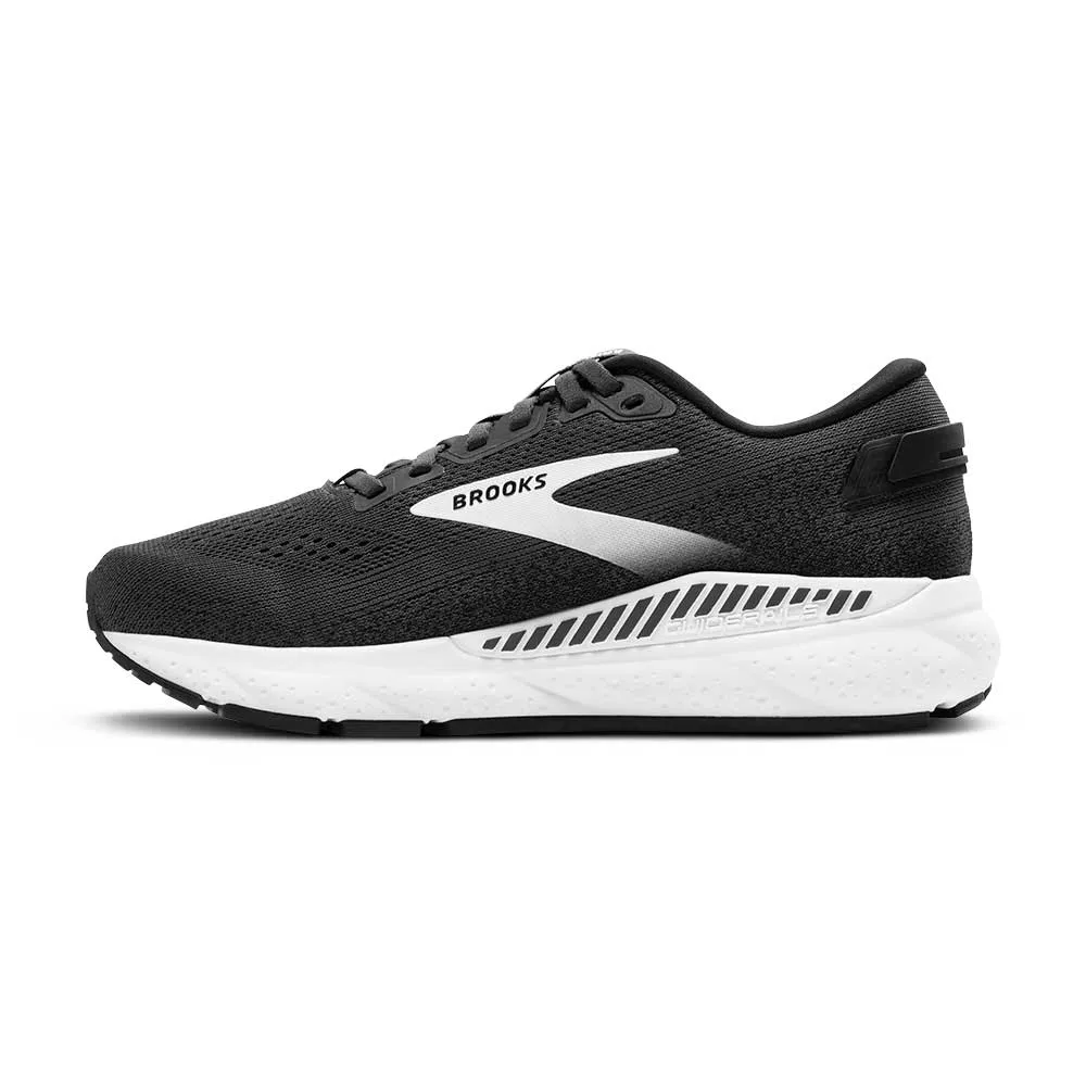 Women's Ariel GTS 24 Running Shoe - Ebony/Black/White - Wide (D) Ultra Rebound Foam Intermediate runner