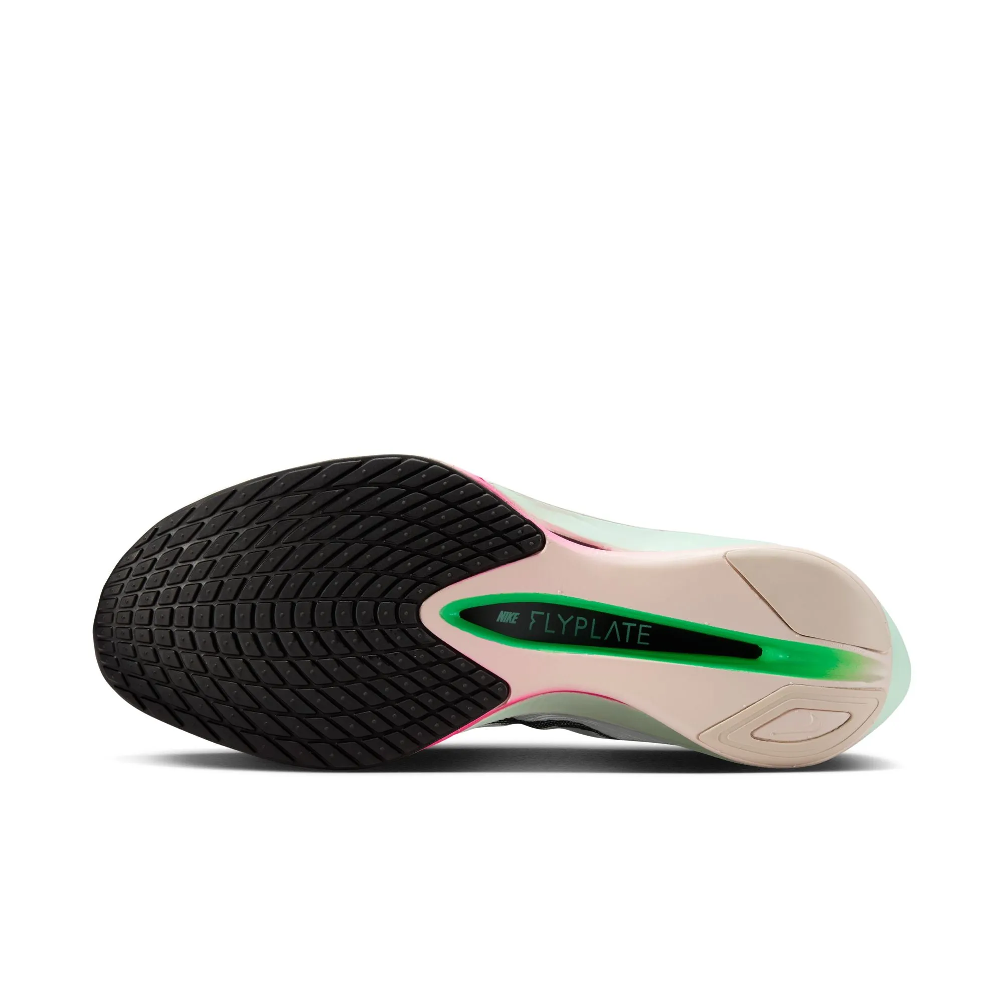 Women's Vaporfly 4 Running Shoes White / Hyper Pink / Mint Foam / Black Outdoor Grip