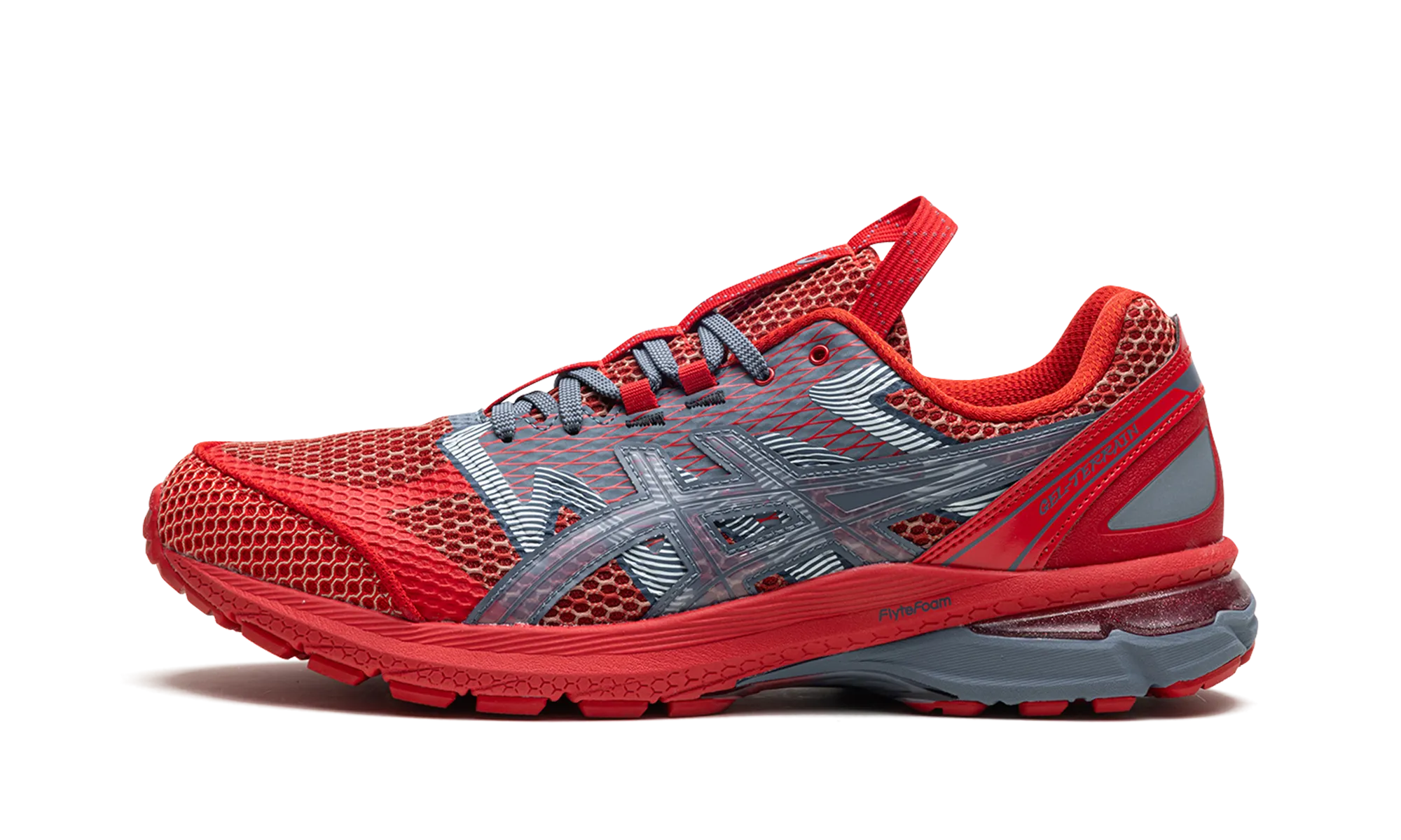 GEL-Terrain "Classic Red / Wood Crepe" Ergonomic Design Smooth Step