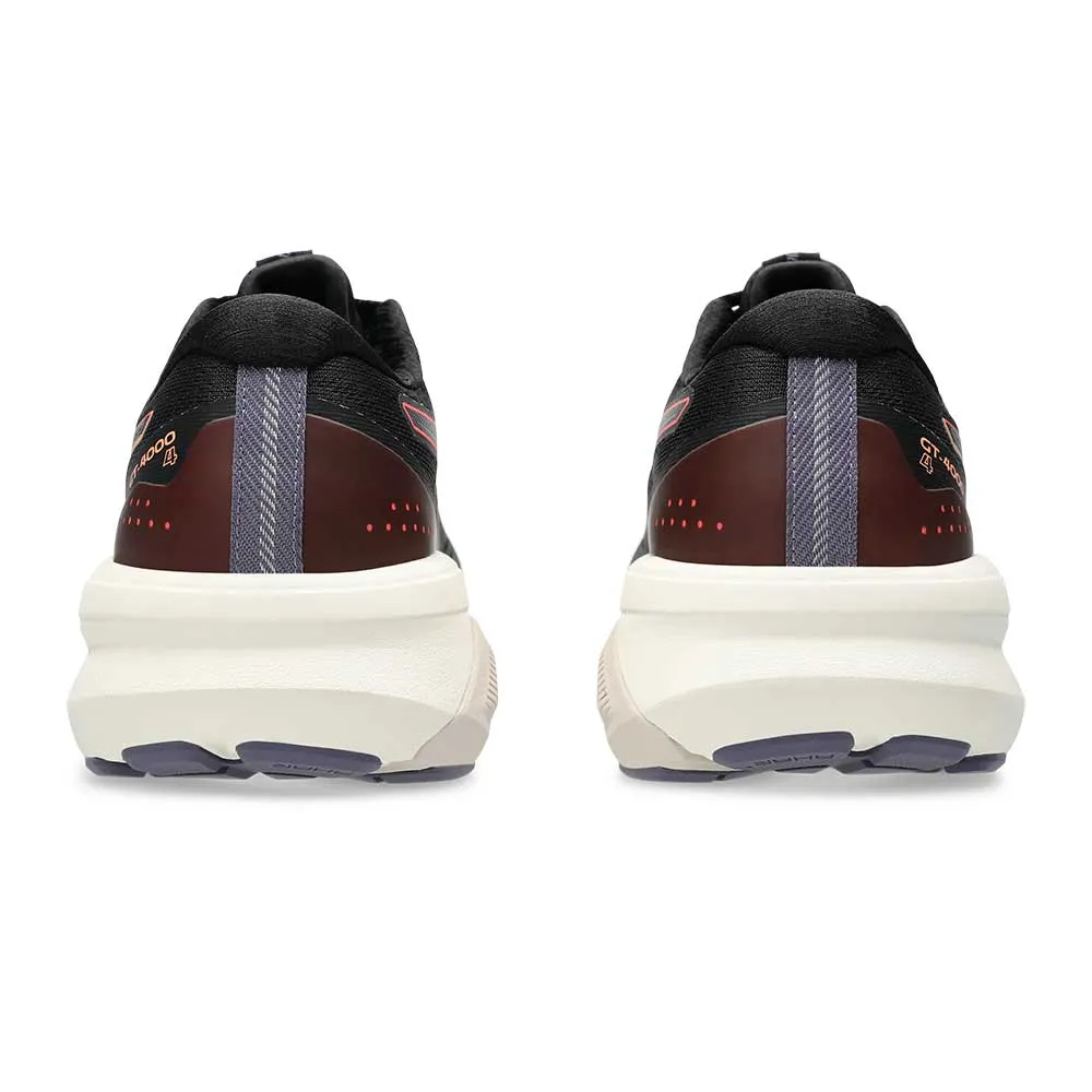 perforated upper special - occasion shoes Women's GT-4000 4 Running Shoe - Black/Coral Reef - Regular (B)