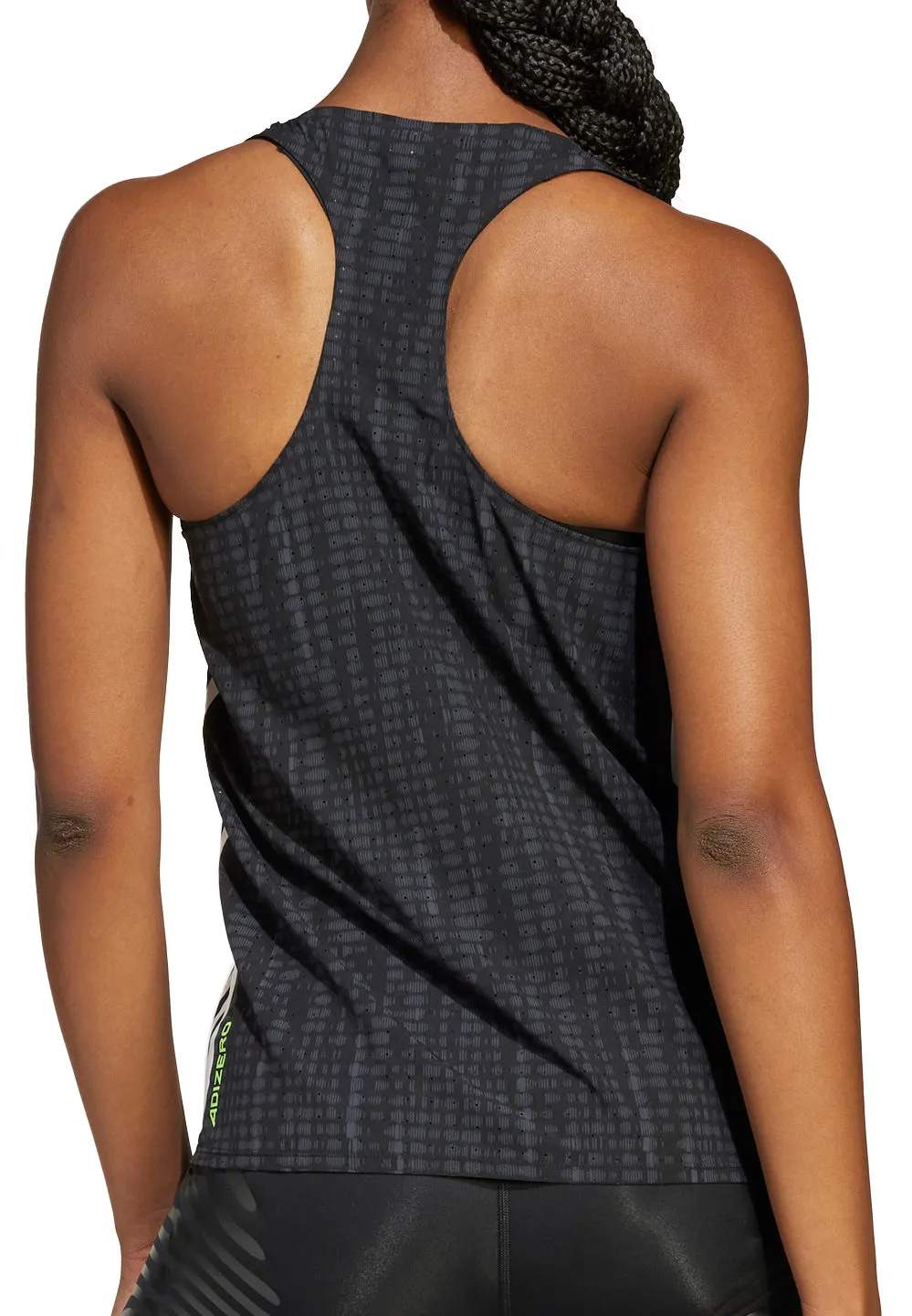 Durable Bonding adidas Adizero Womens Running Vest Tank Top - Black