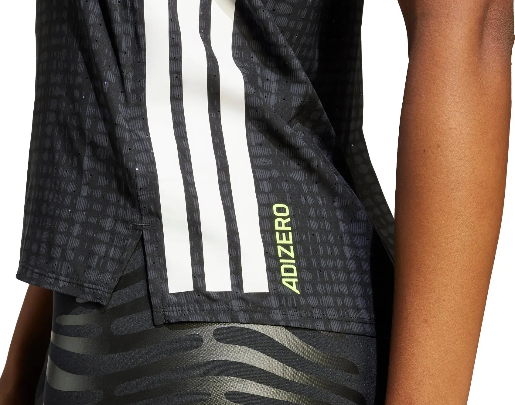 adidas Adizero Womens Running Vest Tank Top - Black easy - to - maintain Fitness Apparel