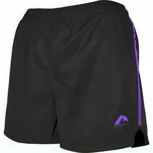 More Mile Square-Cut Womens Running Shorts - Black Active Ready Quick Layer
