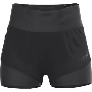 Athletic Design Inov8 TrailFly Ultra 3 Inch 2 in 1 Womens Running Shorts - Black