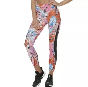 Women's One Dri-Fit Cropped Leggings (686 - Floral Hawaiian) Layering Piece Casual Fit