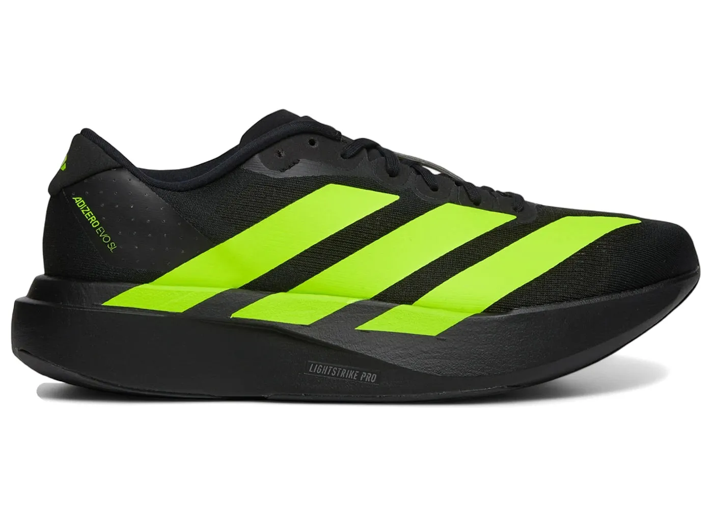 Minimal Design Adidas Adizero Evo Sl Black Lucid Lemon