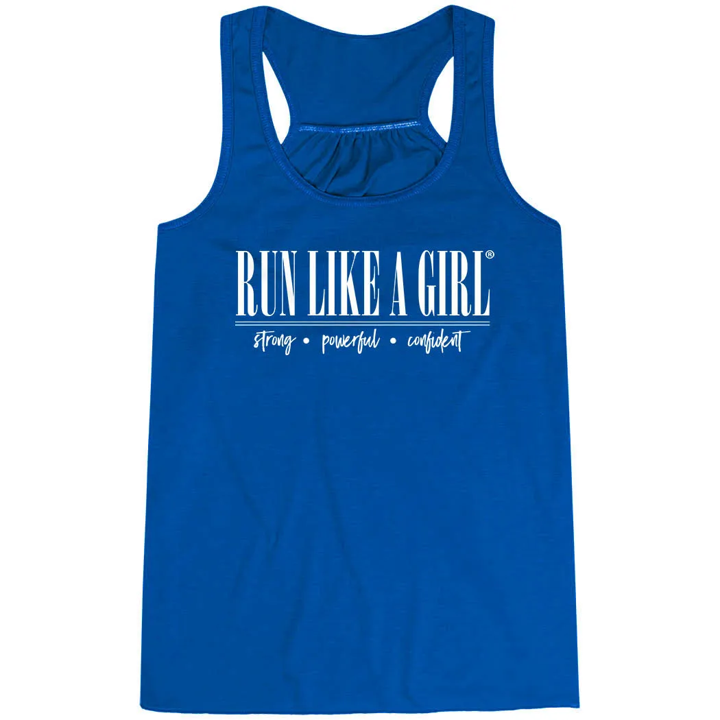 Flowy Racerback Tank Top - Run Like A Girl? Multi Purpose Wear