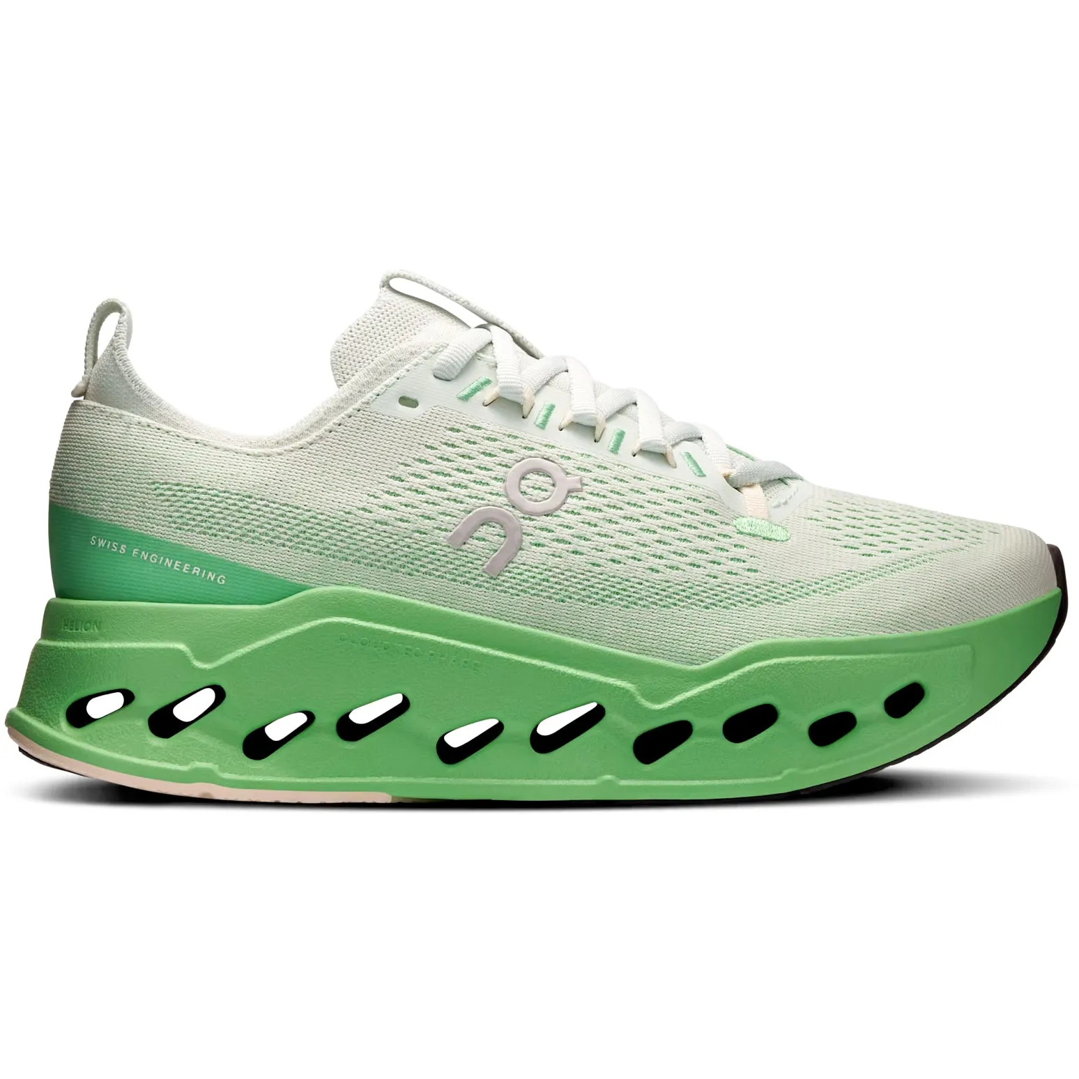 Foot Training all - weather - use shoes Women's Cloudsurfer Max Running Shoes Mineral / Honeydew