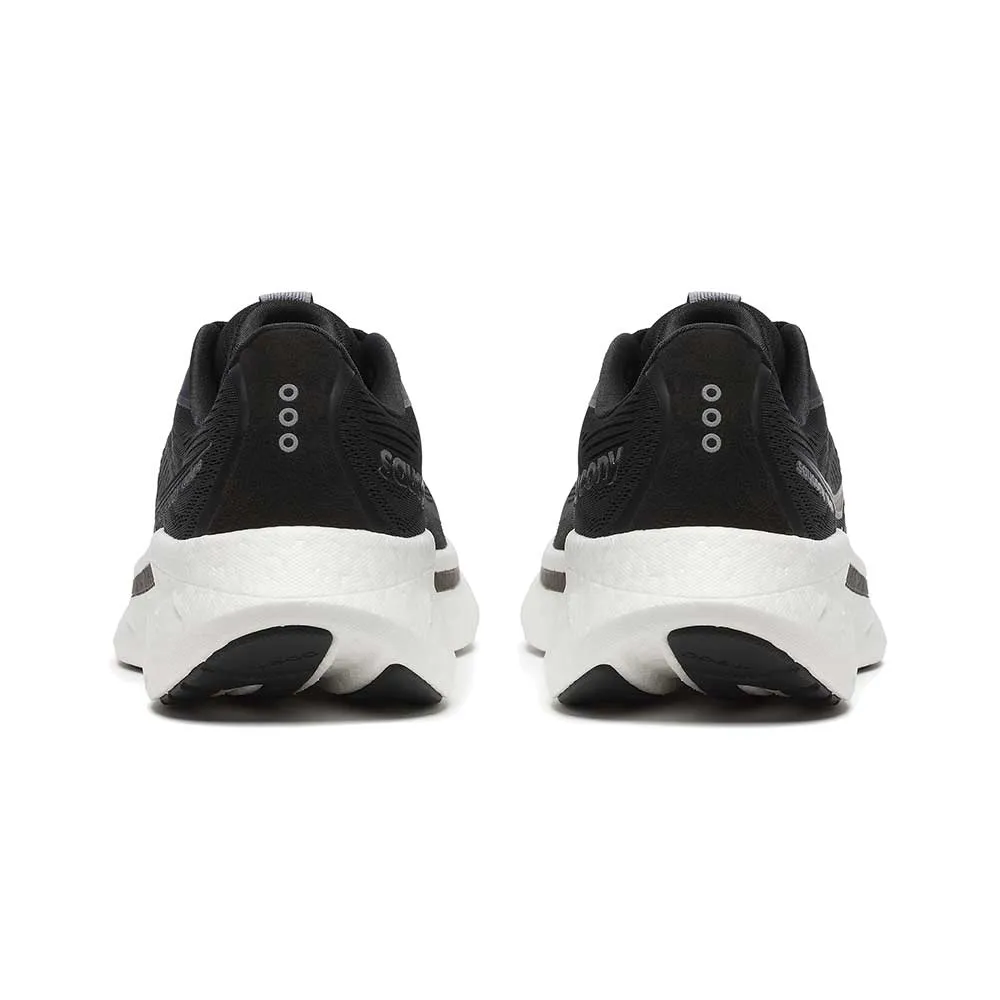 Women's Ride 18 Running Shoe - Black/White - Regular (B) training routine shoe goal speed development running shoe promotion