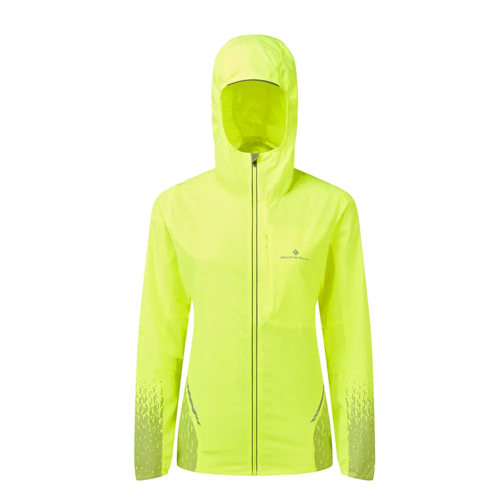 Ronhill Tech Reflect Women's Running Jacket - Fluo Yellow/Reflect Team-sports Heavy Duty Zippers