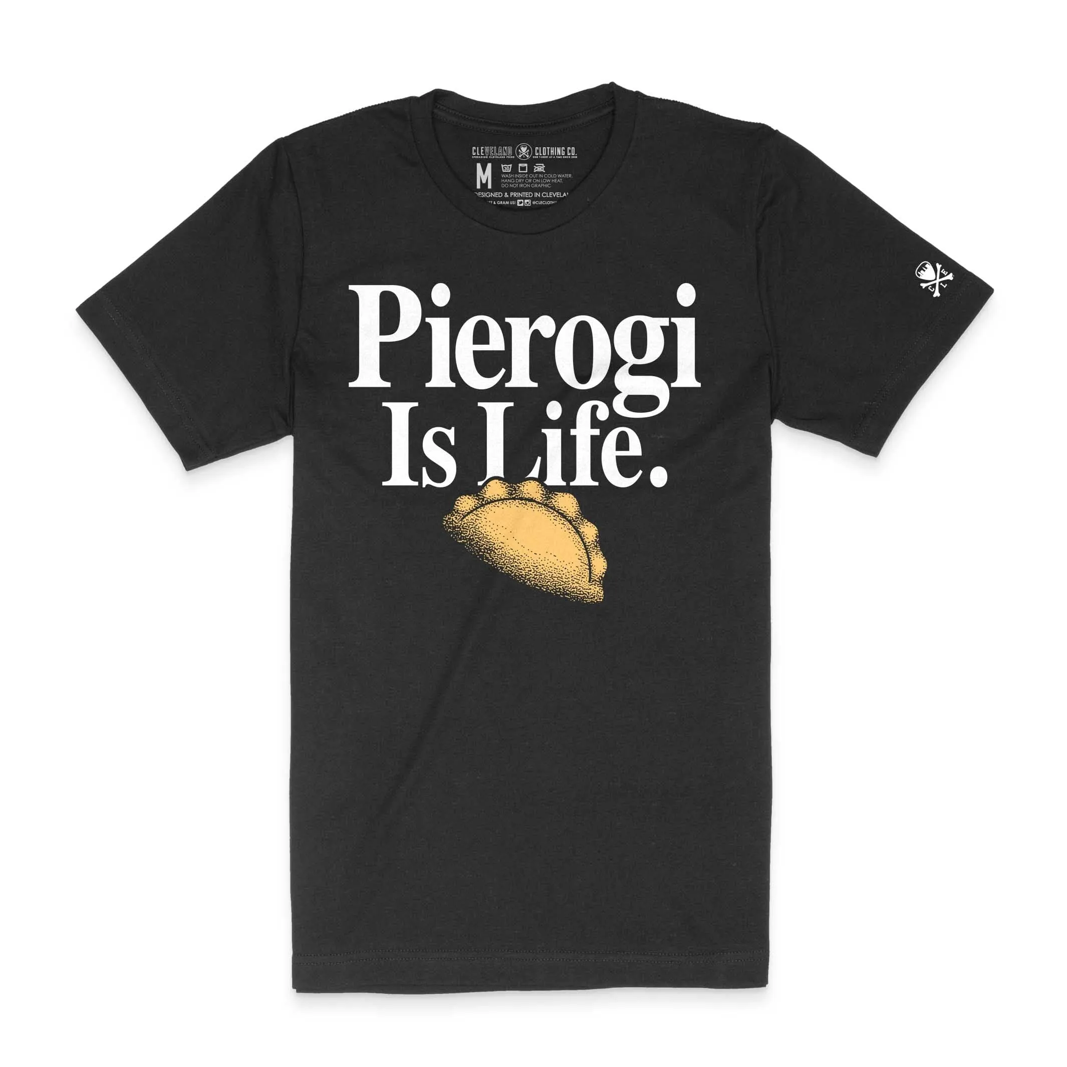 Comfy Performance Wear On-the-Go Fashion Pierogi Is Life - Mens/Unisex Crew T-shirt