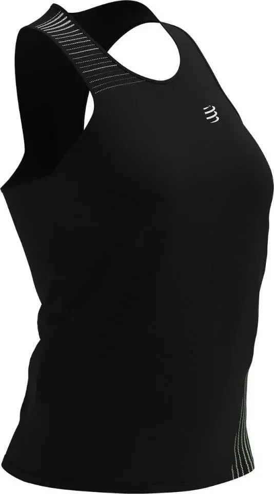 Urban Cool vibration - resistance test passed Compressport Performance Womens Running Vest Tank Top - Black