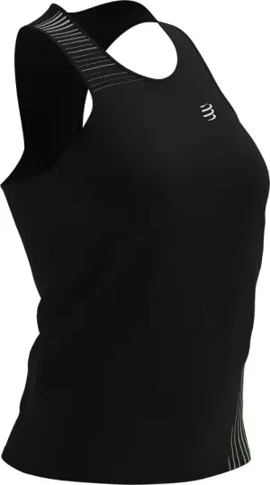Urban Cool vibration - resistance test passed Compressport Performance Womens Running Vest Tank Top - Black