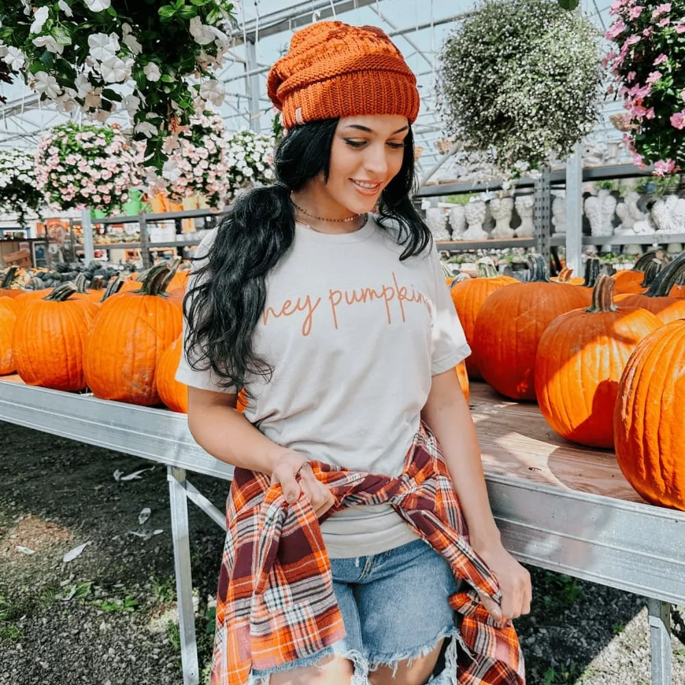 Quick Dry Fabric Hey Pumpkin Tee