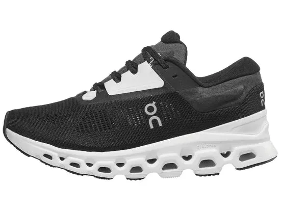 On Running | Cloudstratus 3 | Women's | Black/Frost Shock Reduction