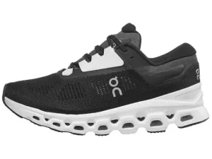 On Running | Cloudstratus 3 | Women's | Black/Frost Odor Resistant Fabric Zoom air