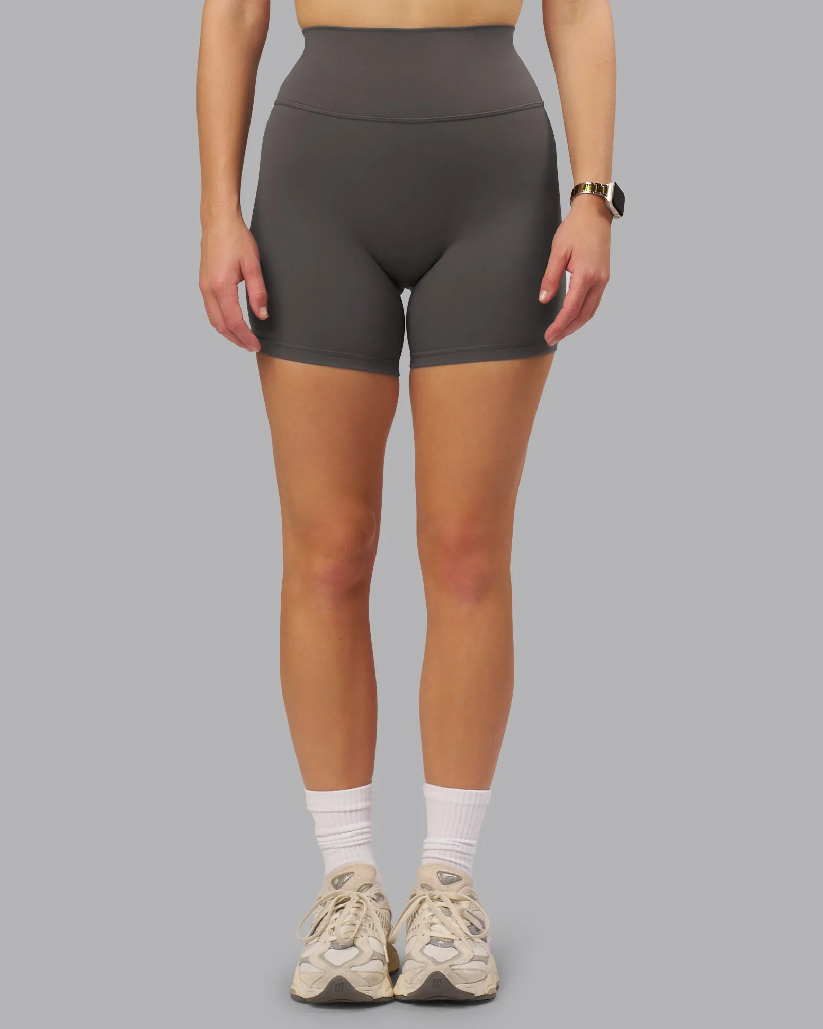 For Kids Yoga Class Fusion Ultra High-Rise 6" Short - Dark Storm