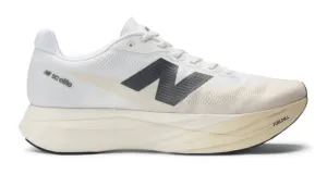 New Balance | FuelCell SuperComp Elite v5 | Women's | Linen/White/Gold Metallic Shock Dispersing Heel Cup