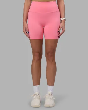 Sweat Resistant Material Modern Cut Elixir Ultra High-Rise 6" Short - Candy Pink