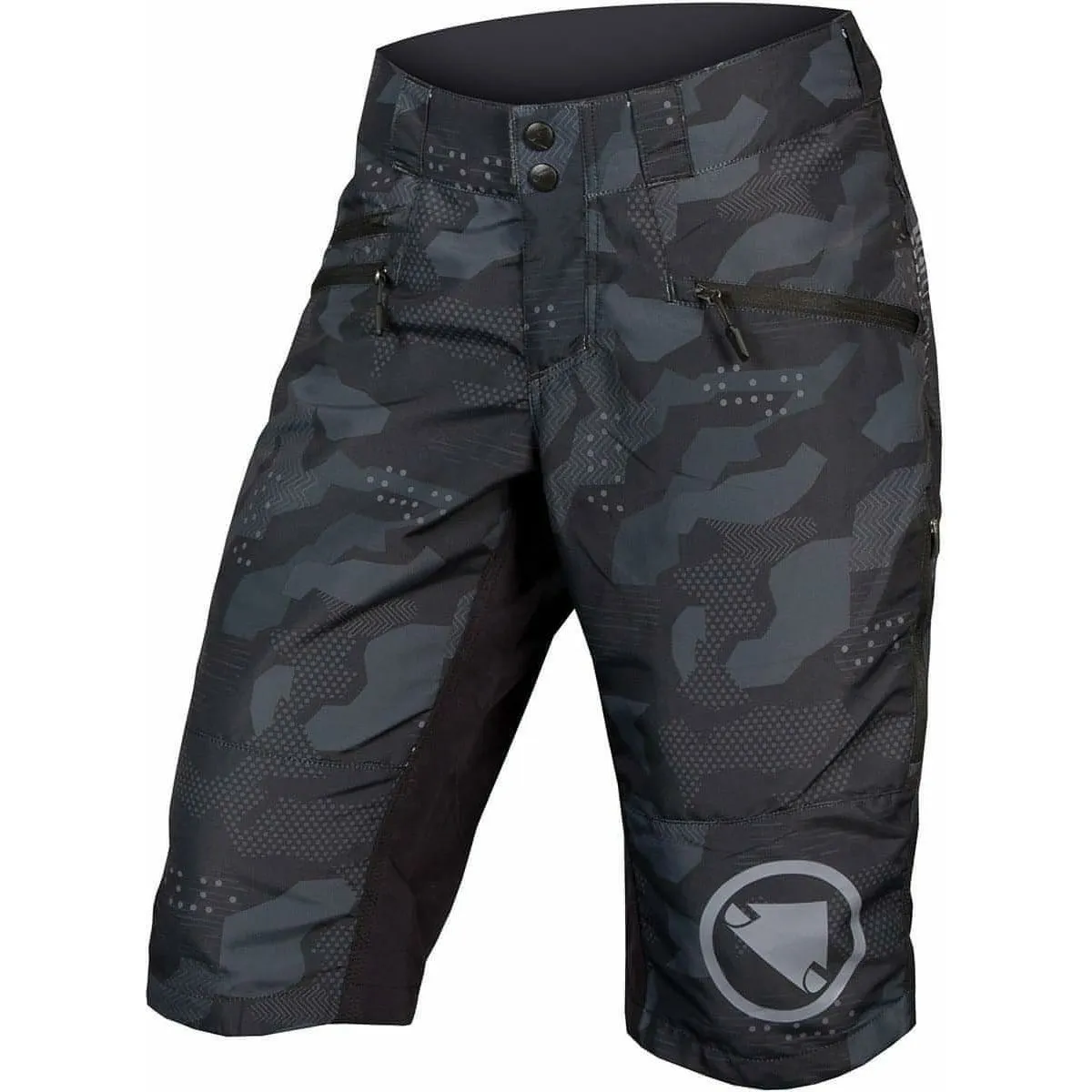 Beach Vibe Endura SingleTrack II Womens Baggy Cycling Shorts - Black Camo
