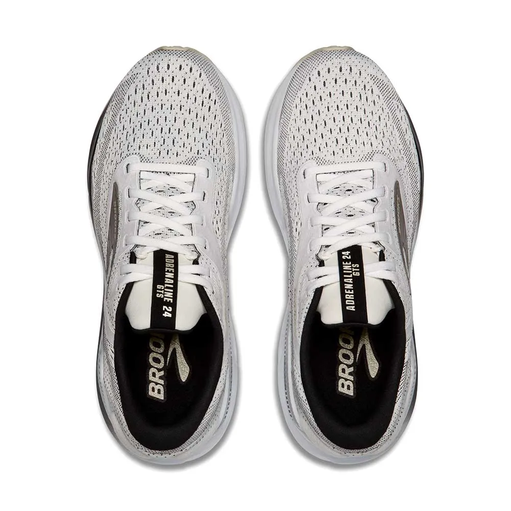 Women's Adrenaline GTS 24 Running Shoe - White/Black/Diva Pink - Regular (B) Smooth transitions