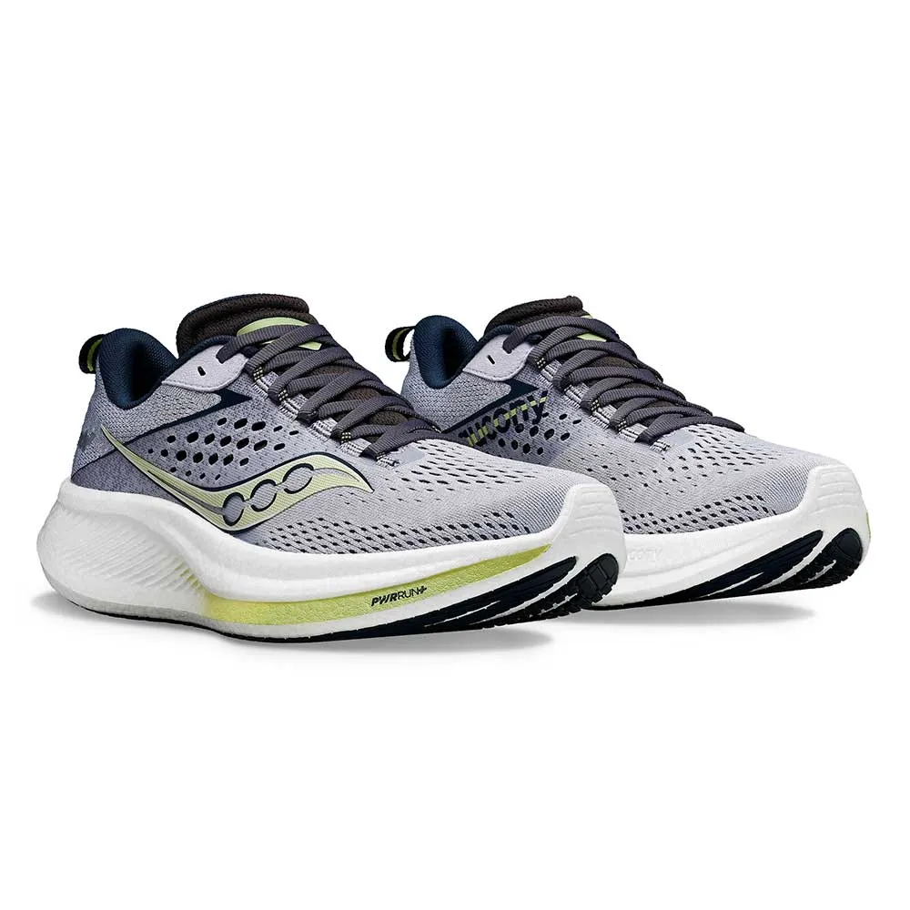 Women's Ride 17 Running Shoe - Iris/Navy - Regular (B) Soft Straps