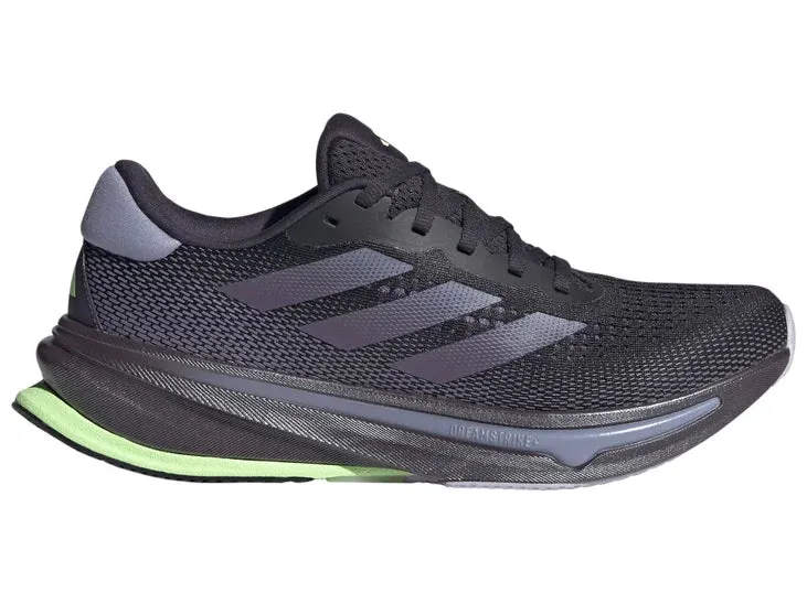 Anti   Abrasion Adidas | Supernova Rise | Women's | Aurora Black/Shadow Violet/Green Spark