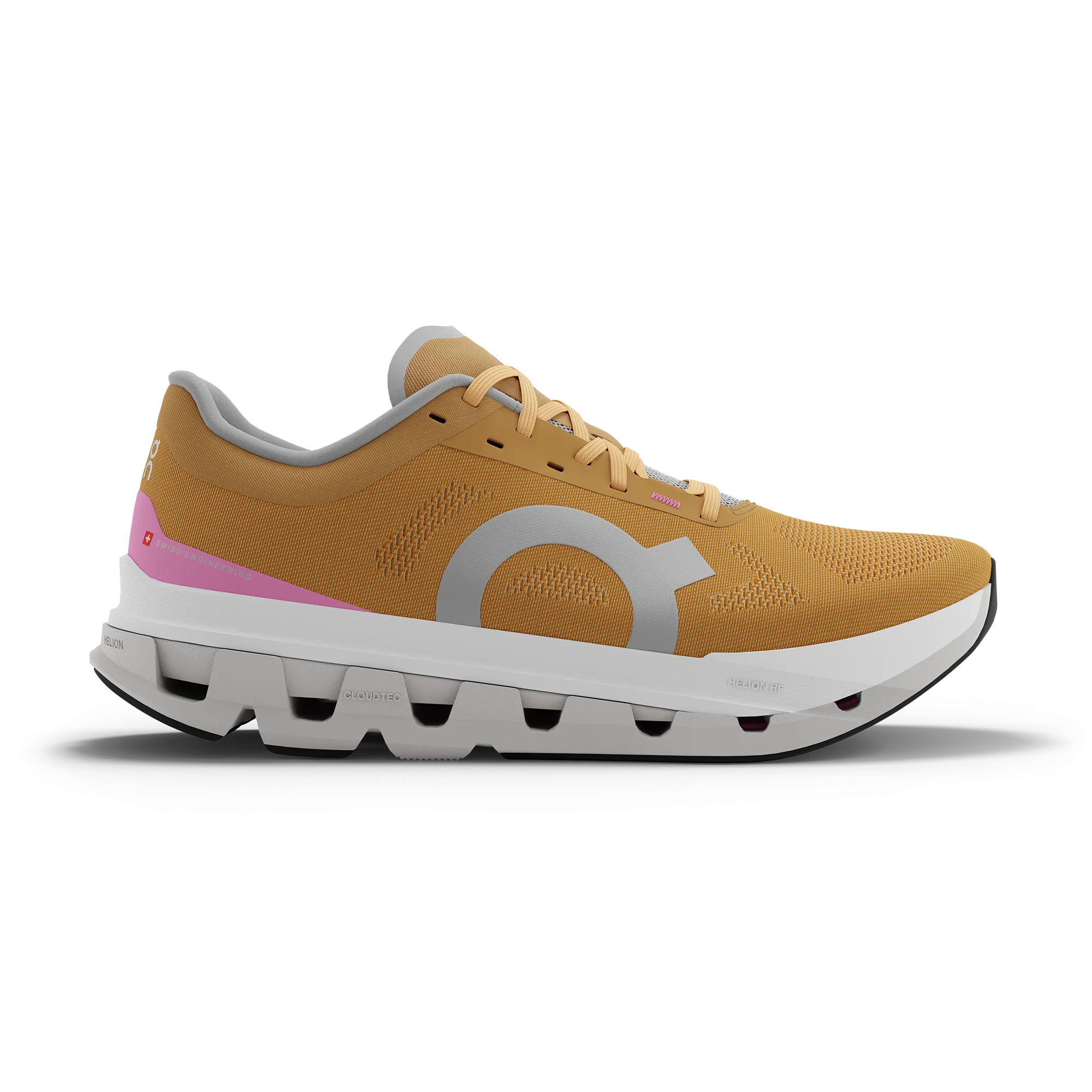 On Running | Cloudflow 5 | Women's | Tangerine/Silver TPU shank