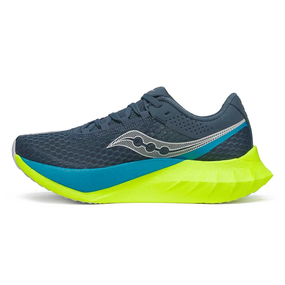 Women's Endorphin Pro 4 Running Shoe - Mirage/Citron - Regular (B) noiseless shoes Ultra Cushioning Foam