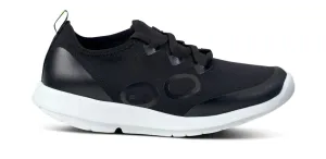 Comfortable Running Confidence - boosting Oofos | OOmg Sport LS Low Shoe | Women's | White/Black