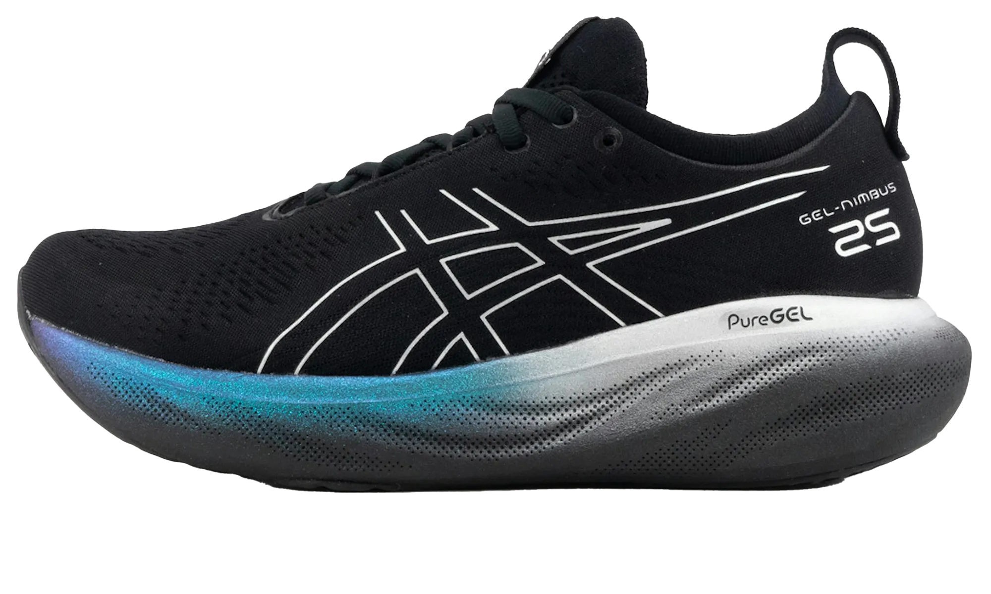 GEL-NIMBUS 25 "Black / Silver" Fashion Appeal