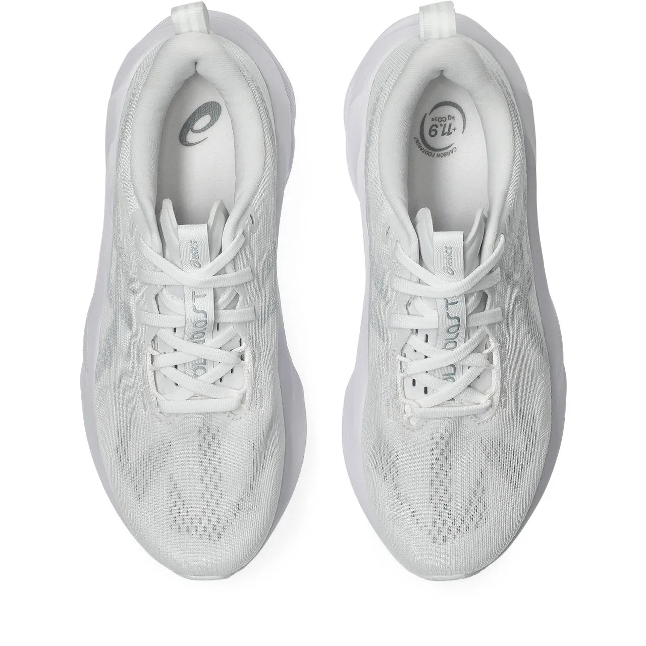 Women's Novablast 5 Running Shoes White / Piedmont Grey field shoes