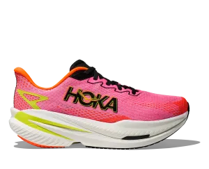 Women's Mach X 3 (NNRS - Neon Rose/Neon Tangerine) running with watch shoes Foam Injection Molding