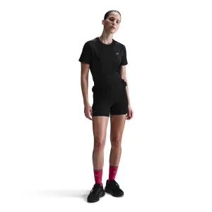 Women's Swift Dri-FIT Short-Sleeve Running Top (010 - Black/Reflective Silver) AntiSnagFabric